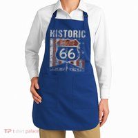 Historic U.S.A. Route 66 Highway Vintage America Road Sign Apron
