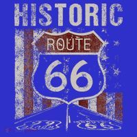 Historic U.S.A. Route 66 Highway Vintage America Road Sign Apron