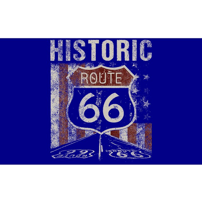 Historic U.S.A. Route 66 Highway Vintage America Road Sign Bumper Sticker