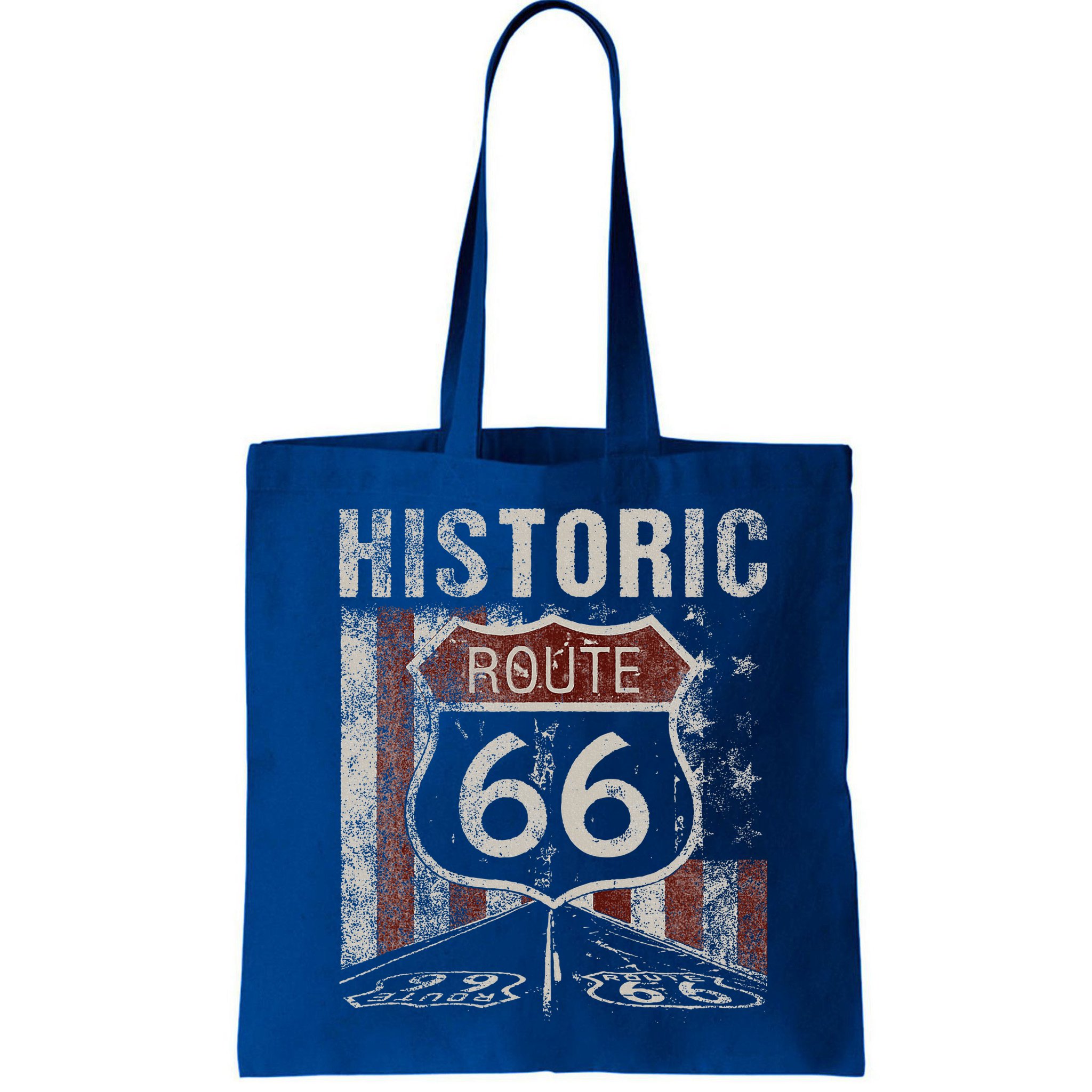 Historic U.S.A. Route 66 Highway Vintage America Road Sign Bag