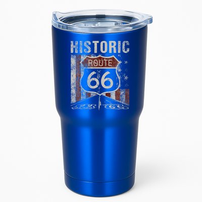 Historic U.S.A. Route 66 Highway Vintage America Road Sign Tumbler
