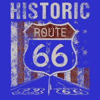 Historic U.S.A. Route 66 Highway Vintage America Road Sign Kids Hoodie