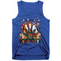 Horses Ugly Sweters Christmas Xmas Horse Lover Horse Meaningful Gift Tank Top