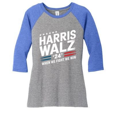 Harriswalz United Stronger Tomorrow Cool Gift Women's Tri-Blend 3/4-Sleeve Raglan Shirt