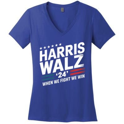 Harriswalz United Stronger Tomorrow Cool Gift Women's V-Neck T-Shirt