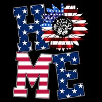 Home USA Sunflower Independence Day Celebration Cooling Performance Crew T-Shirt