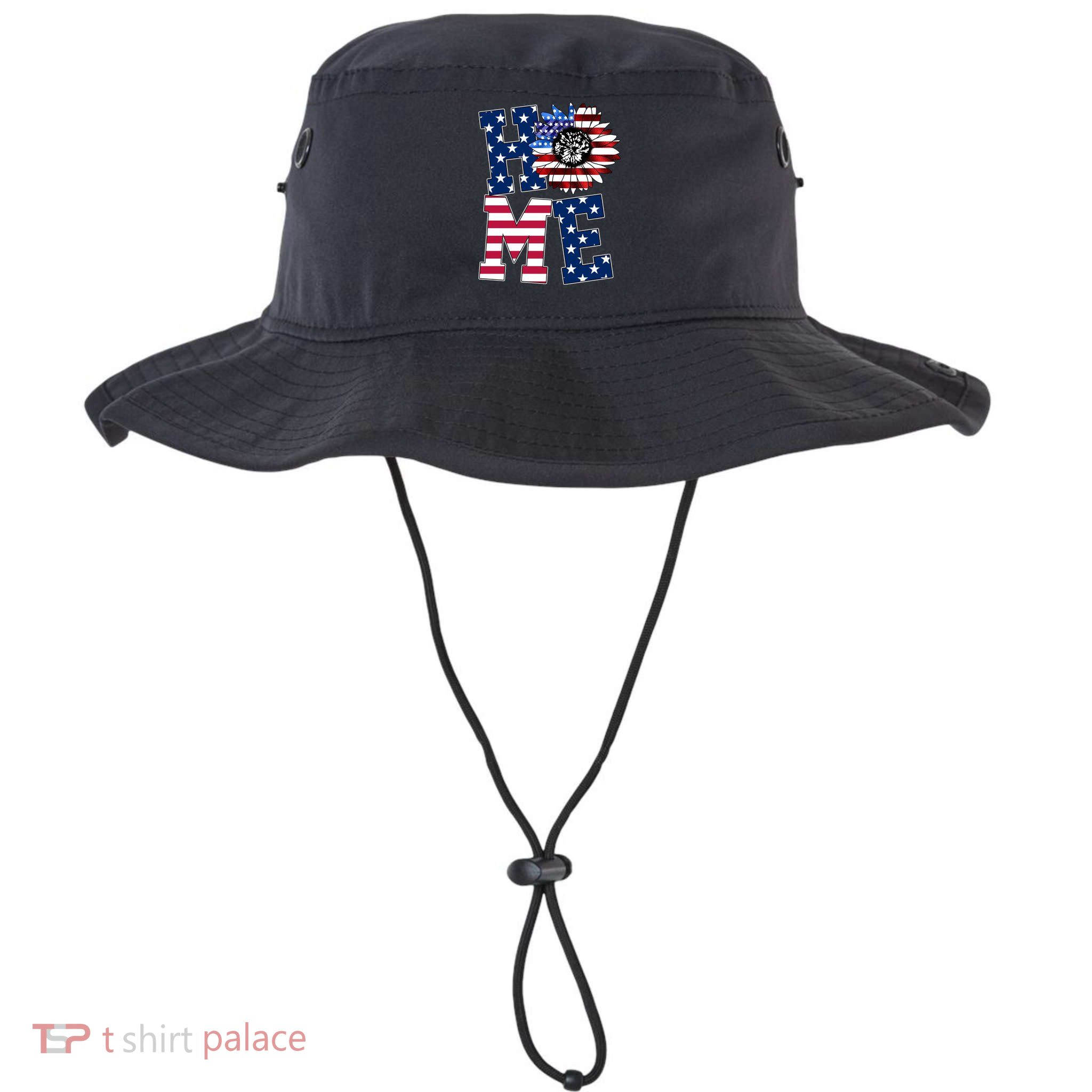 Home USA Sunflower Independence Day Celebration Bucket Hat