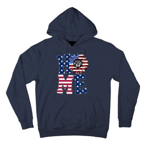 Home USA Sunflower Independence Day Celebration Hoodie