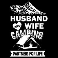Husband And Wife Camping Partners For life Backpack