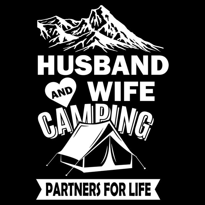 Husband And Wife Camping Partners For life Backpack