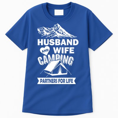 Husband And Wife Camping Partners For life Tall T-Shirt