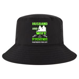 Husband and Wife Fishing Partners for Life Cool Comfort Performance Bucket Hat