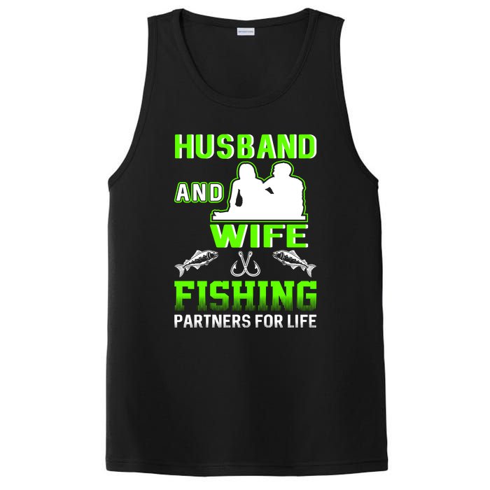 Husband and Wife Fishing Partners for Life PosiCharge Competitor Tank