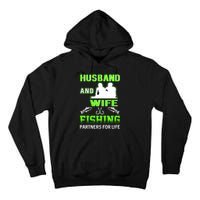 Husband and Wife Fishing Partners for Life Tall Hoodie