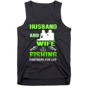 Husband and Wife Fishing Partners for Life Tank Top