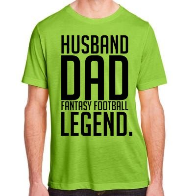 Husband Dad Fantasy Football Legend Adult ChromaSoft Performance T-Shirt