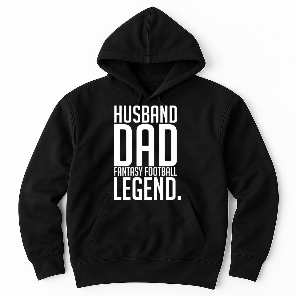 Husband Dad Fantasy Football Legend Hoodie