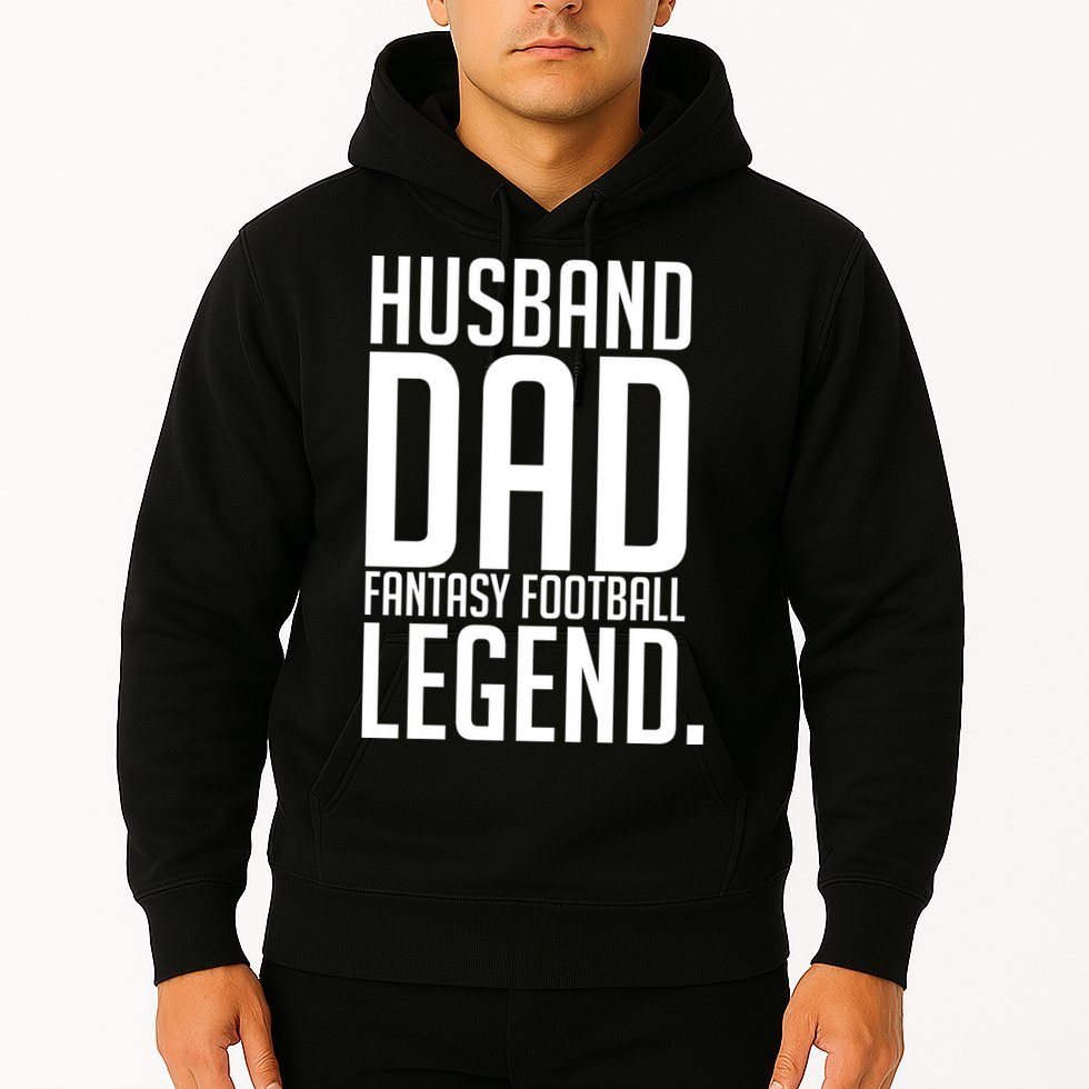 Husband Dad Fantasy Football Legend Hoodie
