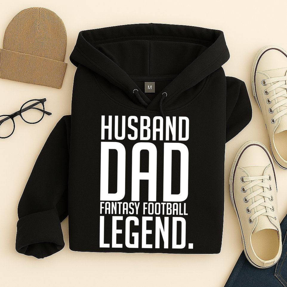 Husband Dad Fantasy Football Legend Hoodie