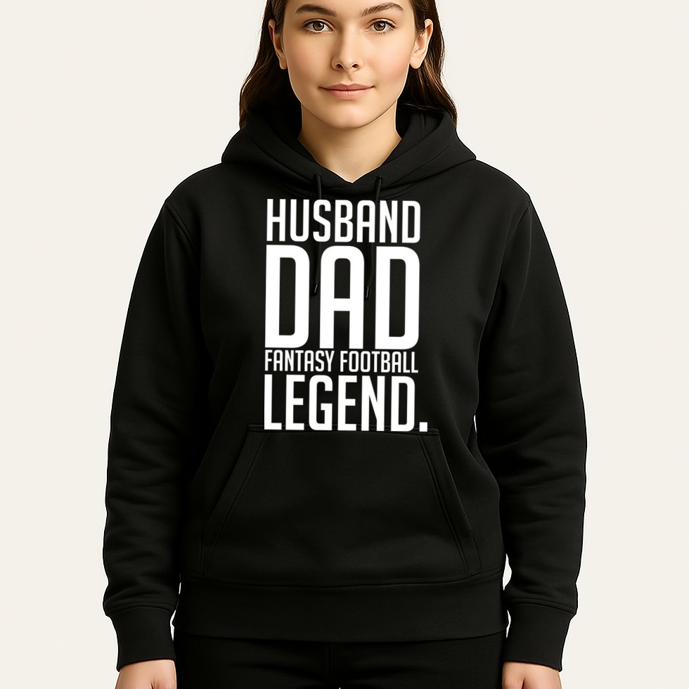 Husband Dad Fantasy Football Legend Hoodie