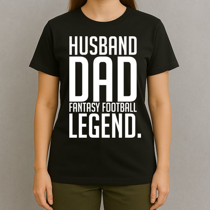 Husband Dad Fantasy Football Legend T-Shirt
