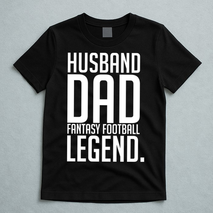 Husband Dad Fantasy Football Legend T-Shirt