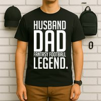 Husband Dad Fantasy Football Legend T-Shirt