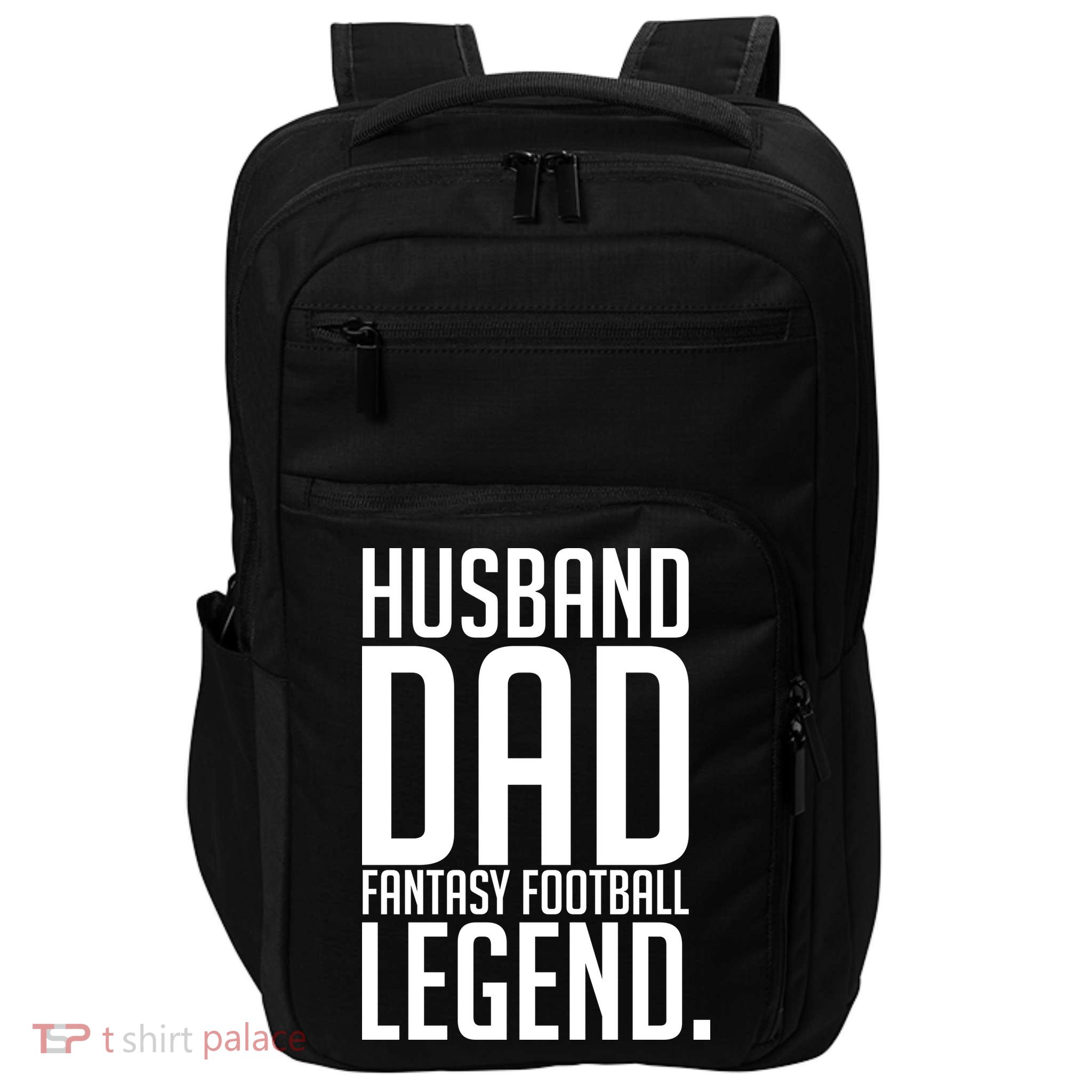 Husband Dad Fantasy Football Legend Impact Tech Backpack