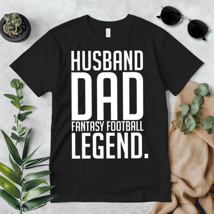 Husband Dad Fantasy Football Legend Premium T-Shirt