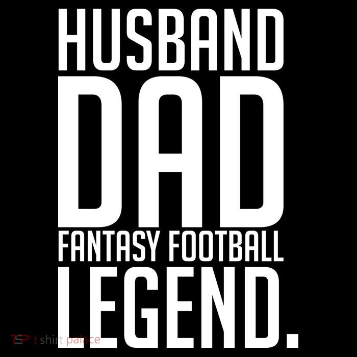 Husband Dad Fantasy Football Legend Tie-Dye T-Shirt