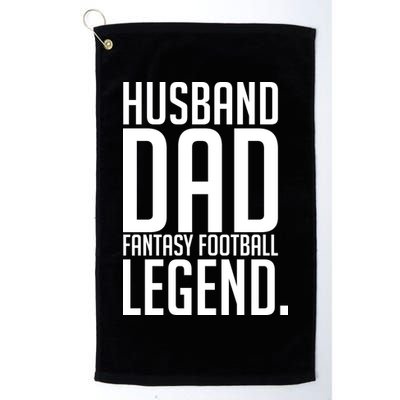 Husband Dad Fantasy Football Legend Golf Towel