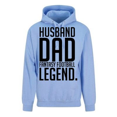 Husband Dad Fantasy Football Legend Unisex Surf Hoodie