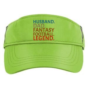 Husband Dad Fantasy Football Legend1 Adult Drive Performance Visor