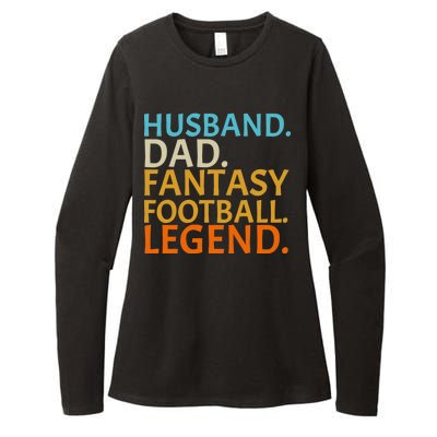 Husband Dad Fantasy Football Legend1 Womens CVC Long Sleeve Shirt