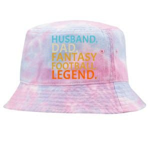 Husband Dad Fantasy Football Legend1 Tie-Dyed Bucket Hat