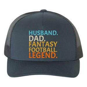 Husband Dad Fantasy Football Legend1 Yupoong Adult 5-Panel Trucker Hat