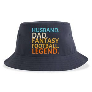 Husband Dad Fantasy Football Legend1 Sustainable Bucket Hat