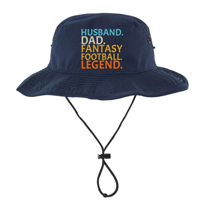 Husband Dad Fantasy Football Legend1 Legacy Cool Fit Booney Bucket Hat