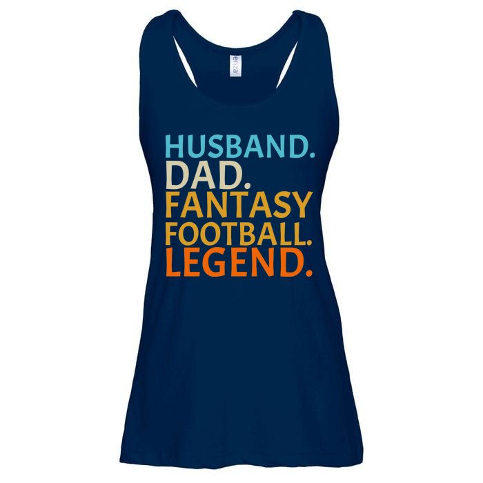 Husband Dad Fantasy Football Legend1 Ladies Essential Flowy Tank