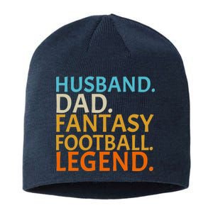 Husband Dad Fantasy Football Legend1 Sustainable Beanie