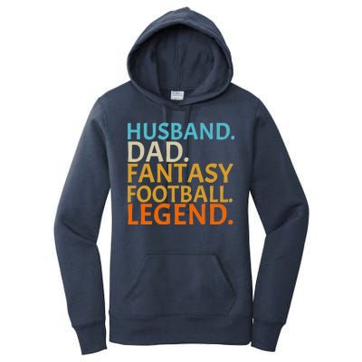 Husband Dad Fantasy Football Legend1 Women's Pullover Hoodie