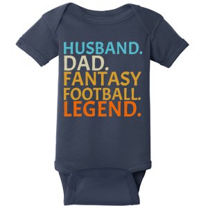 Husband Dad Fantasy Football Legend1 Baby Bodysuit