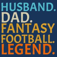 Husband Dad Fantasy Football Legend1 Tie-Dye T-Shirt