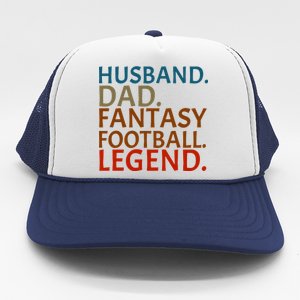 Husband Dad Fantasy Football Legend1 Trucker Hat