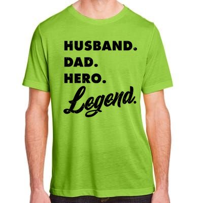 Husband Dad Hero Legend Adult ChromaSoft Performance T-Shirt