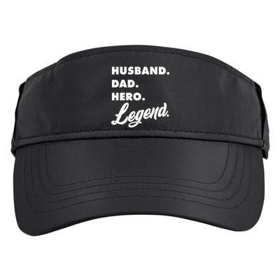 Husband Dad Hero Legend Adult Drive Performance Visor