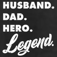 Husband Dad Hero Legend Adult Drive Performance Visor