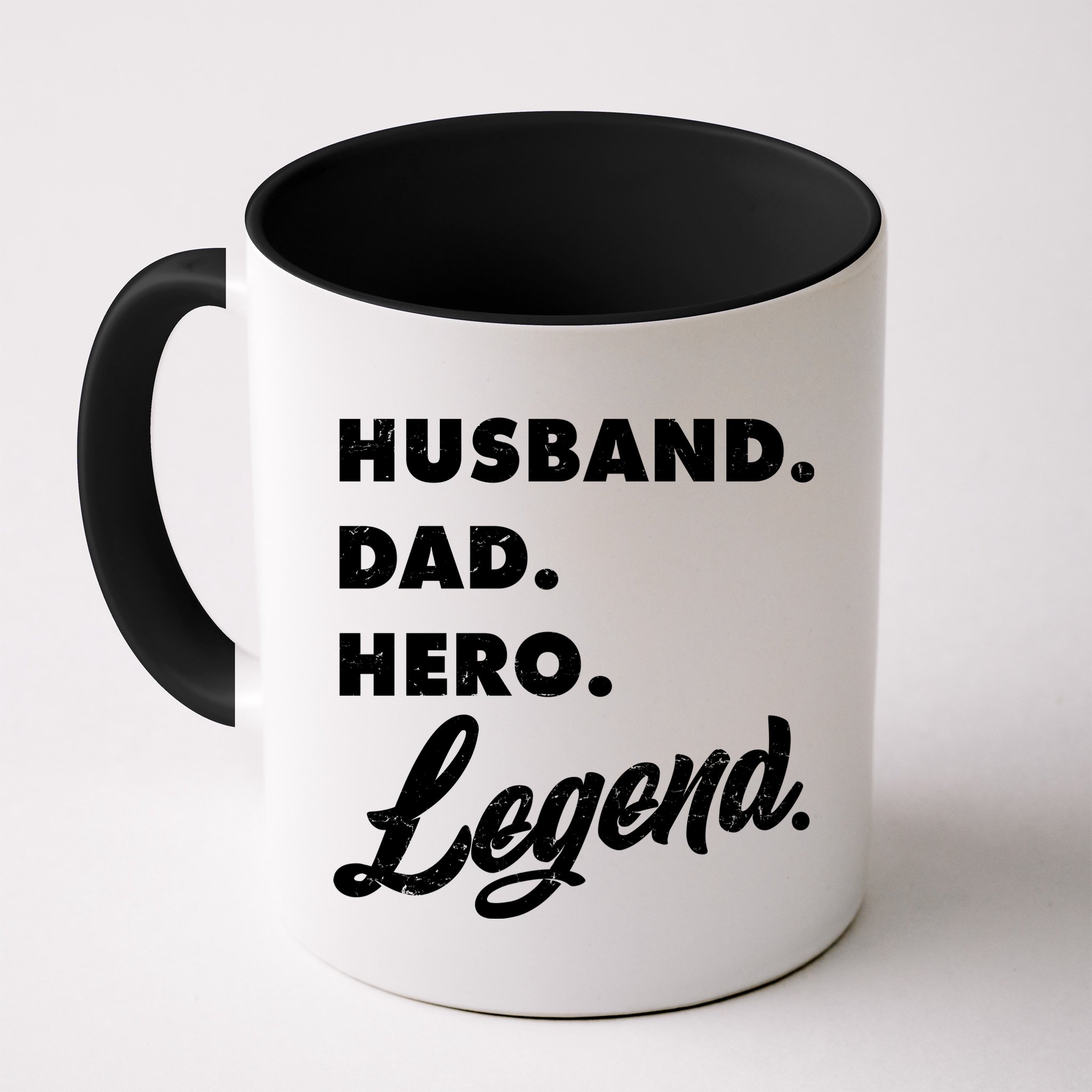 Husband Dad Hero Legend Mug