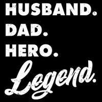 Husband Dad Hero Legend Baby Bodysuit