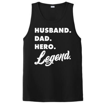 Husband Dad Hero Legend PosiCharge Competitor Tank